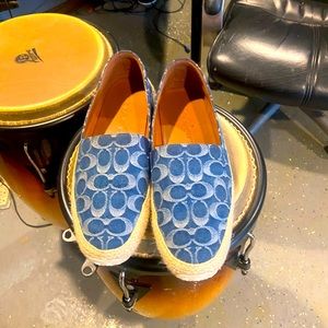 Coach denim shoes